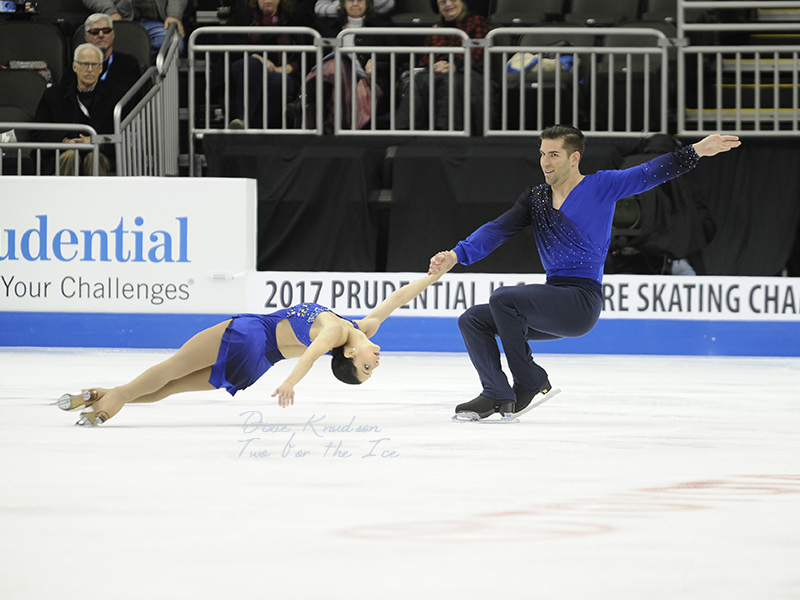 Deanna Stellato-Dudek and Nate Bartholomay (3rd, SP)