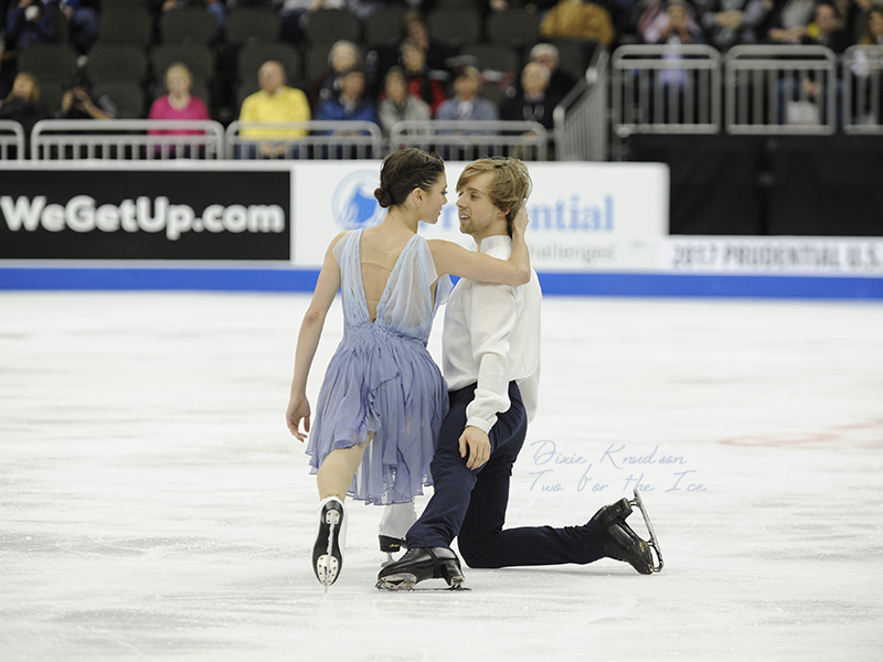 Kaitlin Hawayek and Jean-Luc Baker (5th)