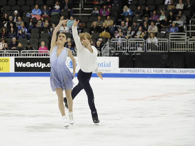 Kaitlin Hawayek and Jean-Luc Baker (5th)