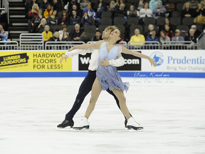 Kaitlin Hawayek and Jean-Luc Baker (5th)